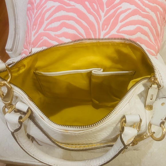 N16-ANTONIO MELANI Off-White Leather Purse - Picture 7 of 12